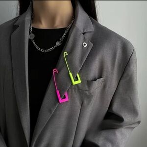 🆕️ Colorful NEON Pins Two Large